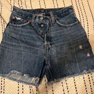 Abercrombie & Fitch Blue Denim Shorts